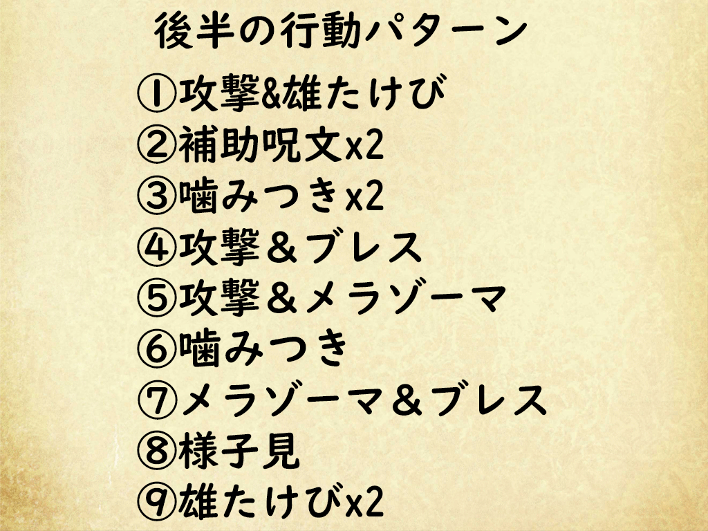 行動パターン２